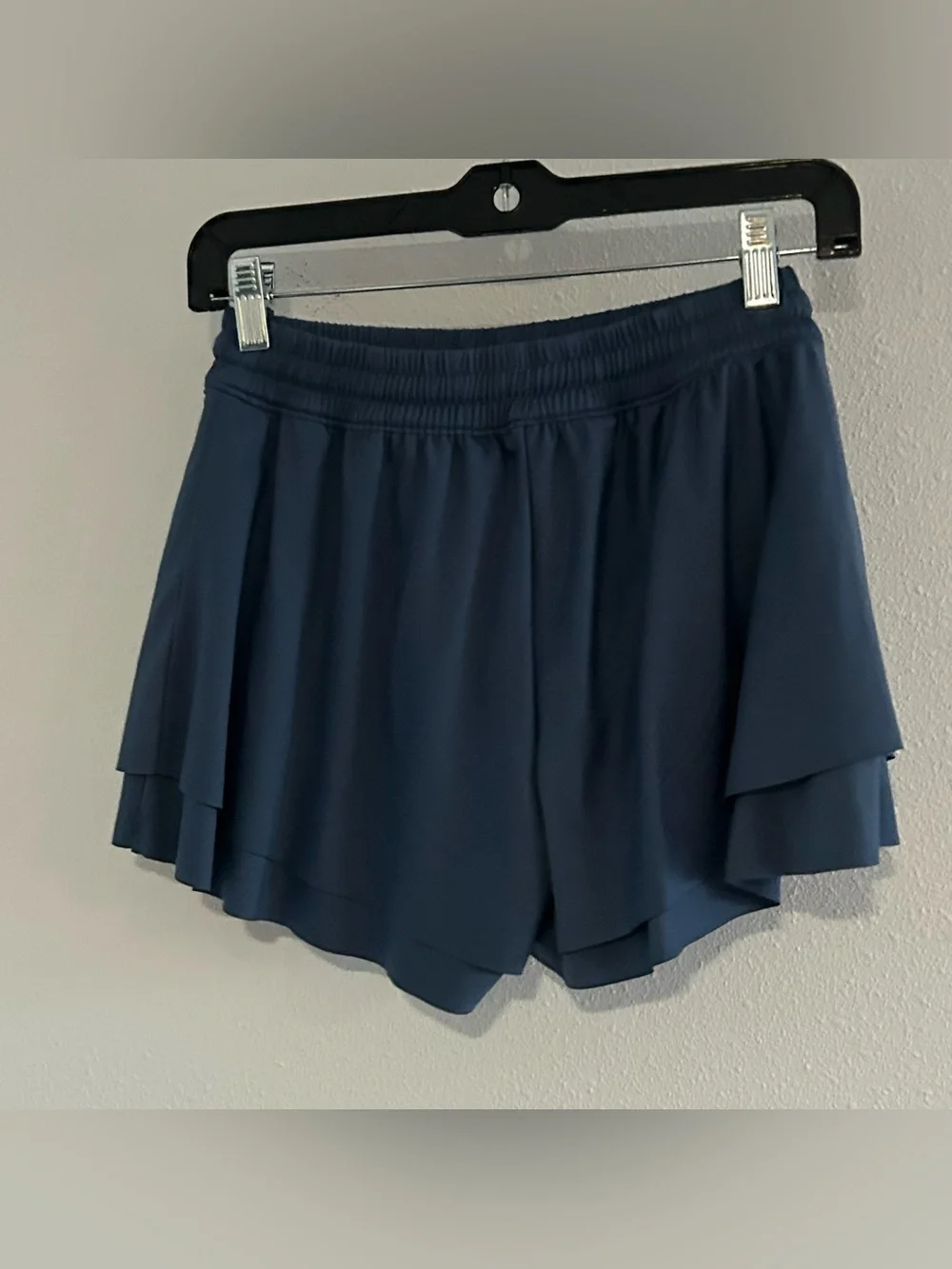 Converse Navy Layered Athletic Shorts